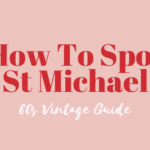 How to collect sixties St Michael vintage clothes